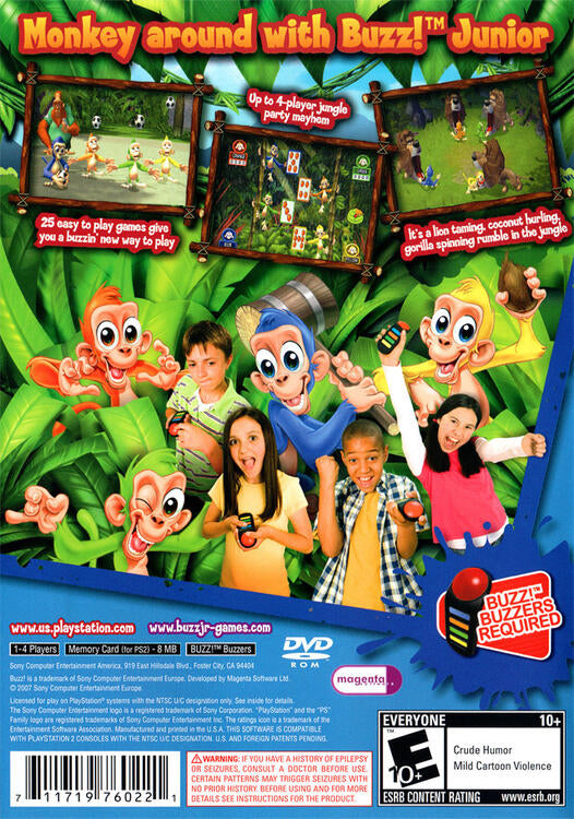 Buzz! Junior: Jungle Party (Buzz Buzzers Require but not included) 