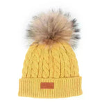 Children Winter Hat kids beanies Kids winter hat baby boy and girl warm woolen beanies faux fur beanies - EX-STOCK CANADA