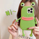 Cute Frog Cartoon Shockproof Bumper Phone Case for Girls - EX-STOCK Canada