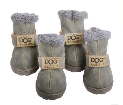 Dog Thick Snow Boots Keep Warm Teddy Autumn And Winter VIP Shoes EX-STOCK Canada 