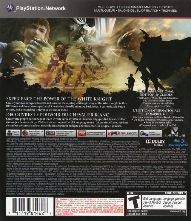 White Knight Chronicles [Édition Internationale] 