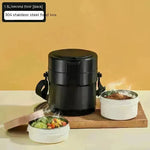 304 Stainless Steel Large Capacity Vacuum Thermal Insulated Lunch Box - EX-STOCK CANADA