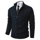 2025 Fall Winter Men Fleece-lined Thick Stand Collar Sweater Cardigan for men - EX-STOCK Canada