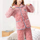 Plus Velvet Coral Winter Outfit Can Be Worn Outside Winter and Autumn pajamas and Sleepwear Loungewear - EX-STOCK Canada