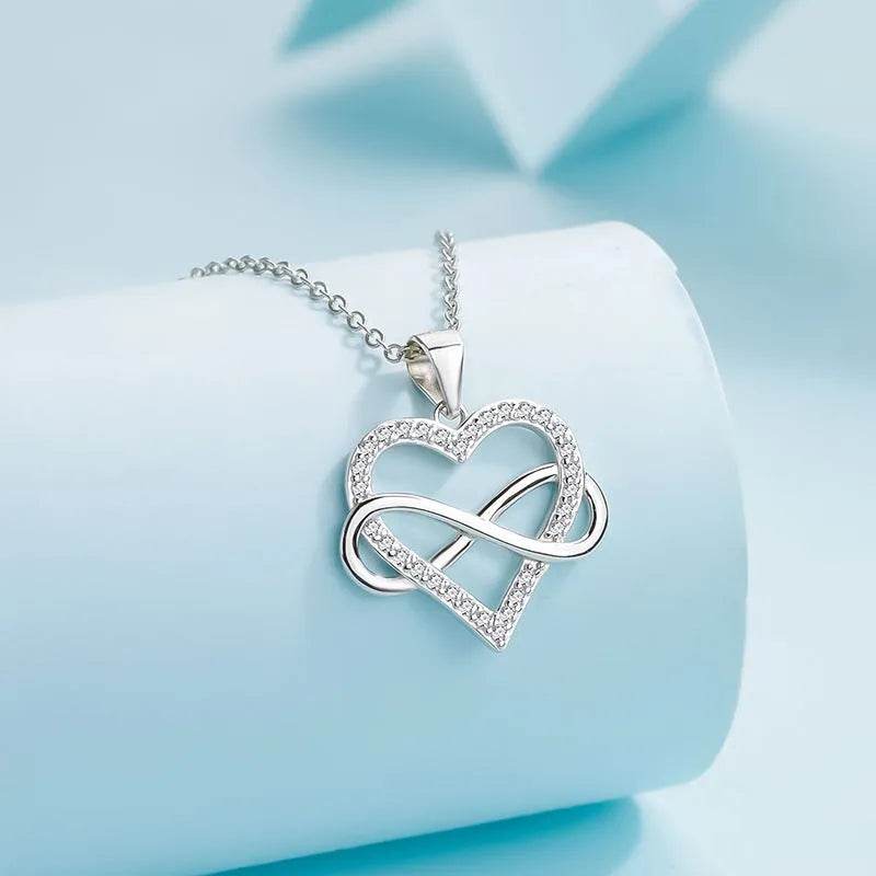 Unlimited Love Necklace Women Wrapped Love Valentine's Day Gifts All Match High-grade Can Not Be Dropped Collarbone Chain - EX-STOCK Canada