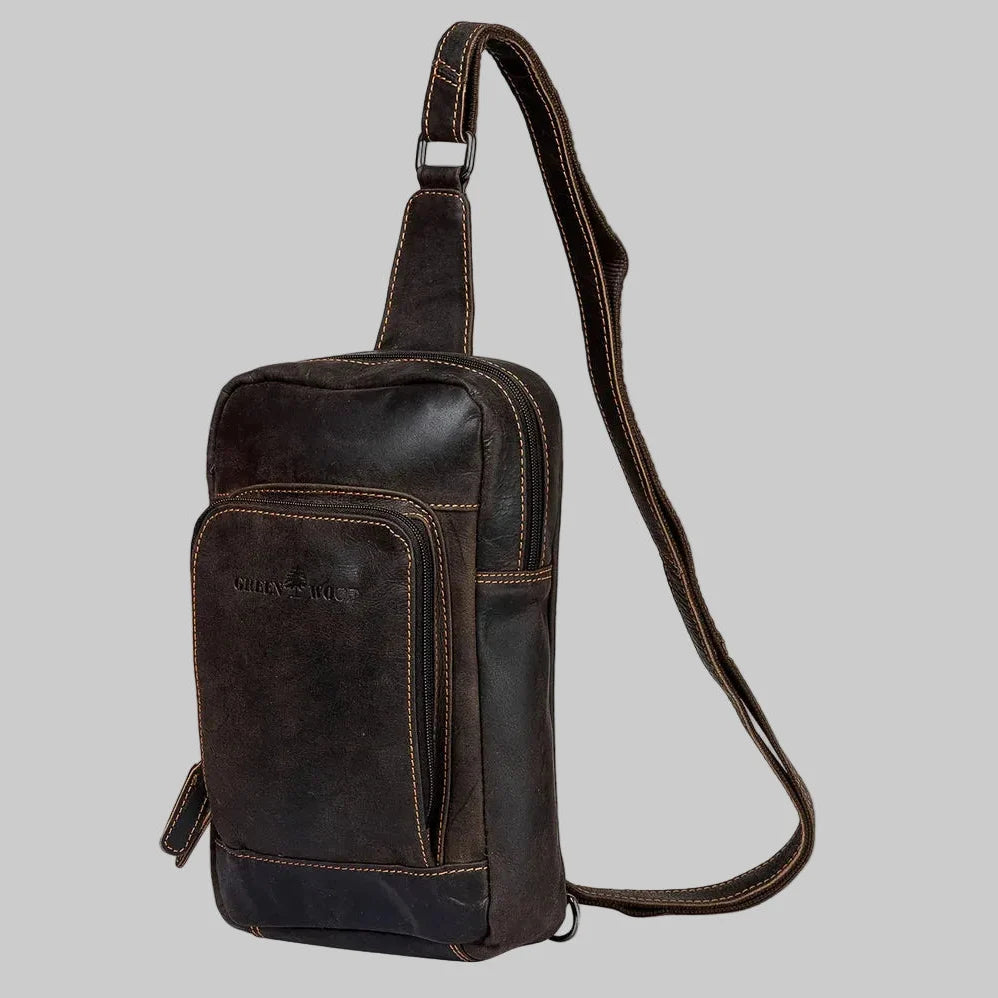 Greenwood Leather Hamilton Crossbody Bag Backpack 