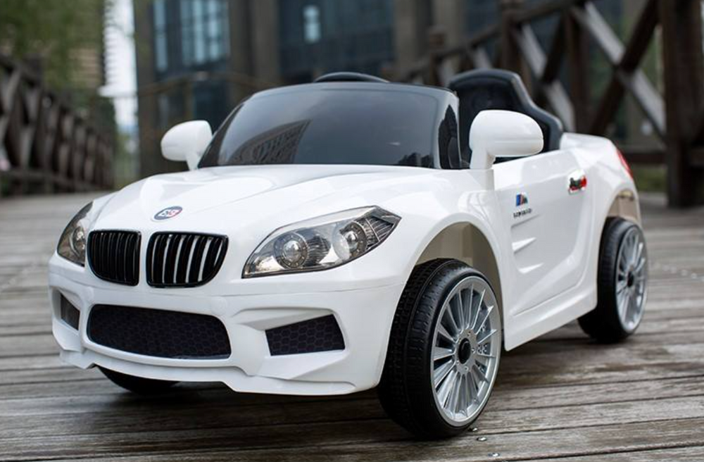 BMW Style 12V Kids Ride On Car with Remote Control with UPGRADED Leather Seat 