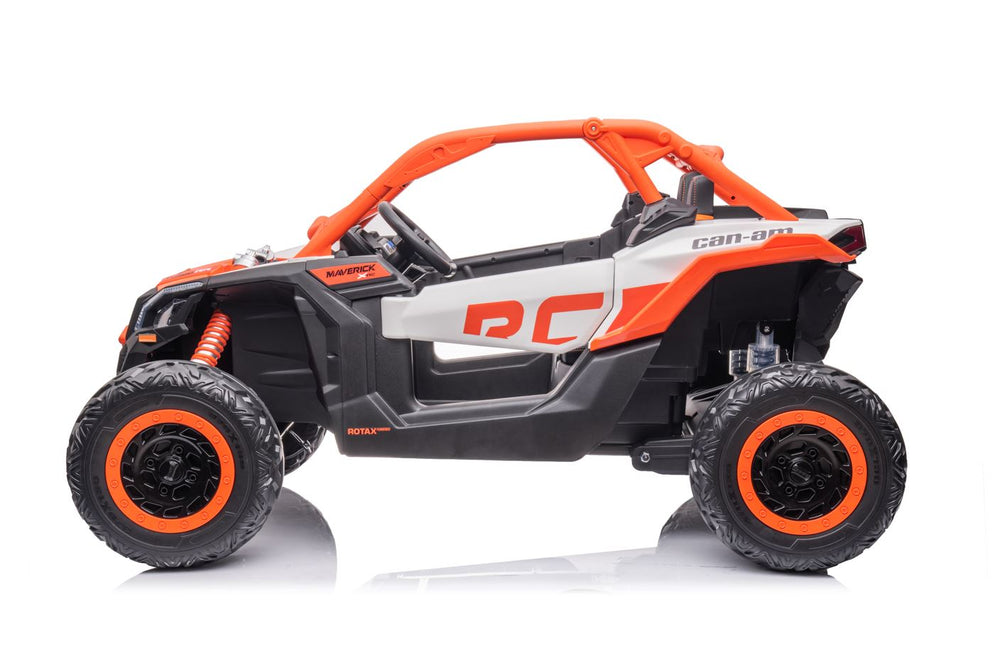 2026 2X24V CAN AM MAVERICK 4X4 2 Seater DELUXE Kids Ride On Car with Remote Control 