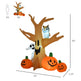 Inflatable Halloween Decoration Haunted Tree With Owl, Ghost, Pumpkins, Blow-Up Outdoor LED Display For Lawn, Garden, Party EX-STOCK Canada 