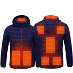 Men's electric heated hooded puffer jacket | EX-STOCK Canada product gallery image 13