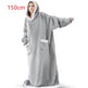 Fleece Oversized Hoodie Blanket Winter Warm Home Clothes Women Men Oversized Pullover With Pockets - EX-STOCK Canada