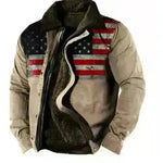 Thickened Side Seam Pocket Casual Zipper Loose Wolf Cotton Jacket - EX-STOCK CANADA