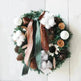 Creative Christmas Door Wreath Christmas Decoration Artificial Garland Wreaths For Car Home Window Wall Decoration - EX-STOCK CANADA