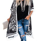 Spring Summer Printed Sun Protection Beach Kimono Cardigan Blouse top Women - EX-STOCK Canada