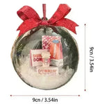 Christmas Tree Decoration Transparent Ball Hanging Decoration Scene Layout Hanging Decoration - EX-STOCK CANADA