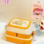 Student's Cute Multi-tiered Lunch Box Japanese Bento EX-STOCK