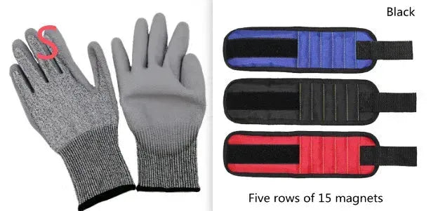 Fifteen-Compartment Powerful Magnetic Wristband - EX-STOCK CANADA