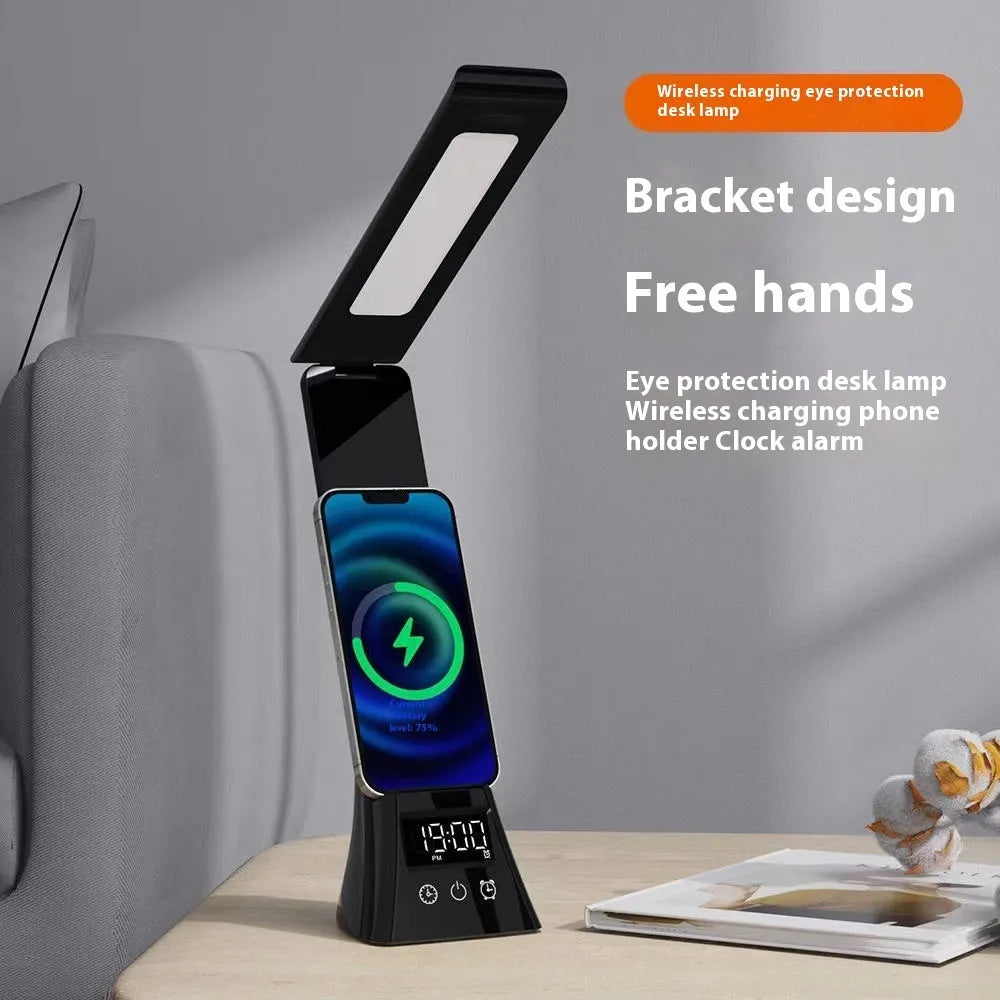 Wireless charging lamp with phone charger - EX-STOCK CANADA