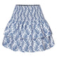 Leisure Versatile Lotus Leaf Women's Mini layered Skirt - EX-STOCK Canada