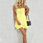 Elegant Chic Sleeveless A-line Casual Summer Mini Dress - EX-STOCK CANADA
