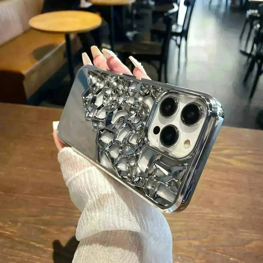 Electroplating Hollow Cooling Mirror iphone Case - EX-STOCK CANADA