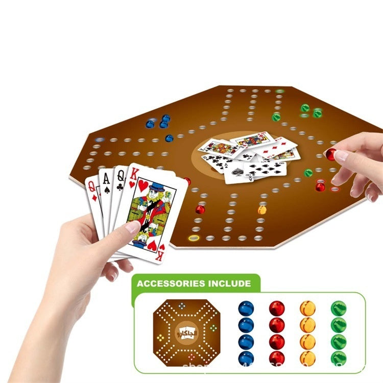 Coated Paper Card Game Arabic Parent-child Marbles Poker Game Toy EX-STOCK Canada 
