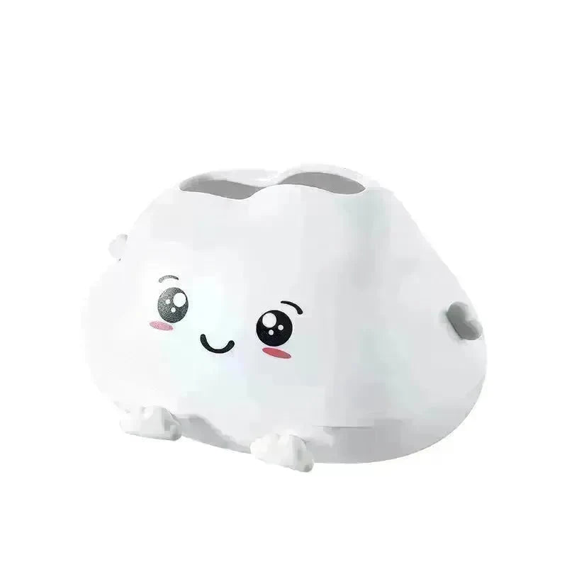 Creative Cartoon Clouds Plastic Paper Napping Box Cute Desktop Bathroom Tissue Box - EX-STOCK CANADA
