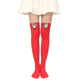 Christmas Plush Doll Knee Socks Bow Stockings - EX-STOCK CANADA