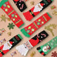 Cute Winter Christmas socks Five-finger  Elastic absorbent Split-toe - EX-STOCK CANADA