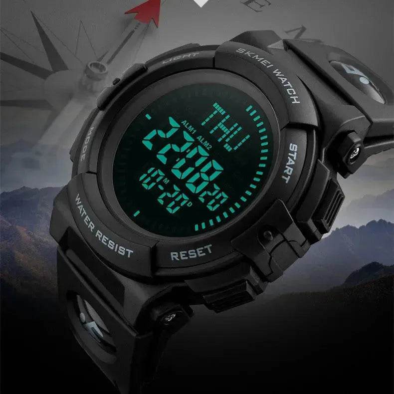 Moment Beauty Fashion Multifunctional Men's Watch Outdoor Compass Digital Watch - EX-STOCK Canada