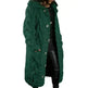 Chunky Long Knitted Hoodie winter Long Cardigan  sweater Jacket women - EX-STOCK CANADA