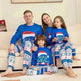 Matching Family Pajamas Sets Christmas PJ's Letter Print Top And Plaid Pants Jammies Sleepwear - EX-STOCK CANADA