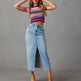 Women's Fashion Slimming front split Midi Denim Skirt - EX-STOCK Canada