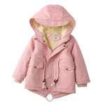 Children Cashmere Hoodie Windproof Winter jacket kids - EX-STOCK CANADA