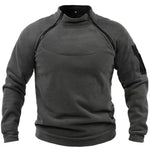 Stand Collar Men's Sweater Warm And Loose Solid Color Clothing EX-STOCK Canada 