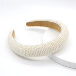 Elegant Baroque Rhinestone Pearl Headband