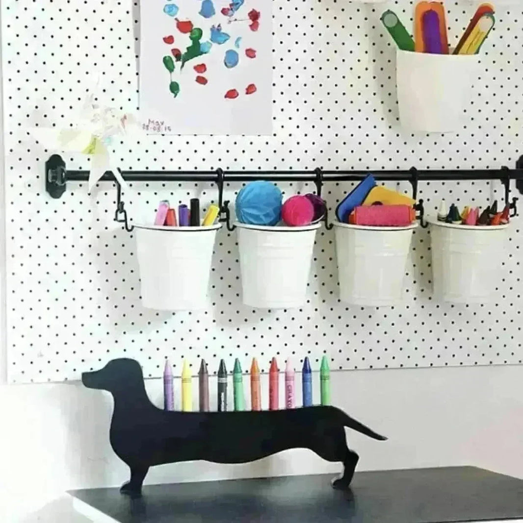Dachshund Crayon Storage Ornaments - EX-STOCK CANADA
