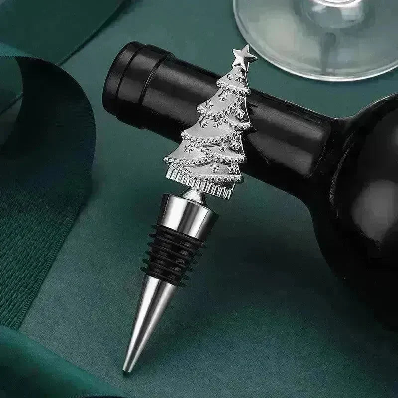 Creative Christmas Tree Wine Stopper Sealed Wine Bottle Stopper - EX-STOCK CANADA