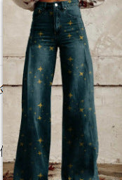 Nouveau Pantalon Décontracté en Jean avec Simulation de Haut-Parleur Thermique 3D Tous-compatibles 