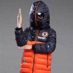 Fashion Boy's Glasses Hooded Warm Cotton Coat - EX-STOCK Canada