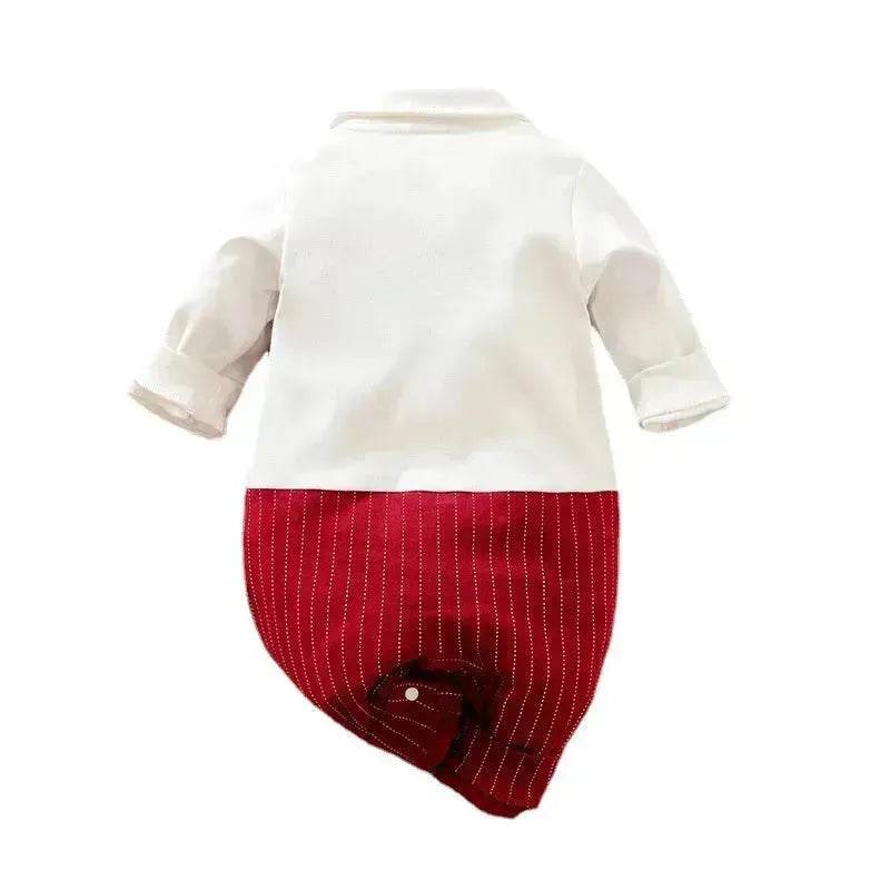 Newborn Baby Boy Gentleman Romper Suit baby boy clothes baby boy outfits - EX-STOCK Canada
