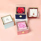 Rotating Soap Flower Rose Gift Box Creative Rotating Rose Jewelry Packaging Box Valentine's Day Gift For Women - EX-STOCK Canada
