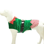 Fashion Christmas Clothes Green Elf Pet Dog Christmas Costume - EX-STOCK Canada