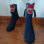 Christmas Stockings Autumn Winter Cotton Magnet Lodestone Hand Tube Socks - EX-STOCK CANADA