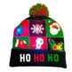 LED Christmas Hat Sweater Knitted Beanie Christmas Light Up Knitted Hat Christmas Gift  Kids Xmas New Year Decorations - EX-STOCK CANADA