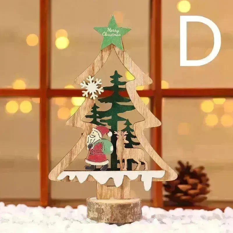 Christmas Day Wooden Bar Decoration Decorations - EX-STOCK CANADA
