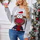 Loose Casual Parent-child Gray Pullover Christmas Sweater EX-STOCK Canada 