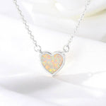 Romantic Heart Necklace Copper Zircon Pendant Necklace for women - EX-STOCK Canada