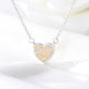 Romantic Heart Necklace Copper Zircon Pendant Necklace for women - EX-STOCK Canada