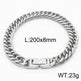 Cuban Link Chain Trimming Chain Jewelry Buckle Titanium Steel Bracelet - EX-STOCK Canada